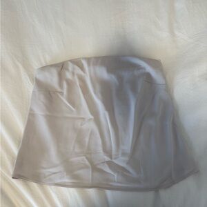 Babaton White Mini A-Line Top Resort Wear